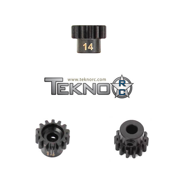 TKR4174 Pinion Gear 14T MOD1 5 mm axel Tekno RC