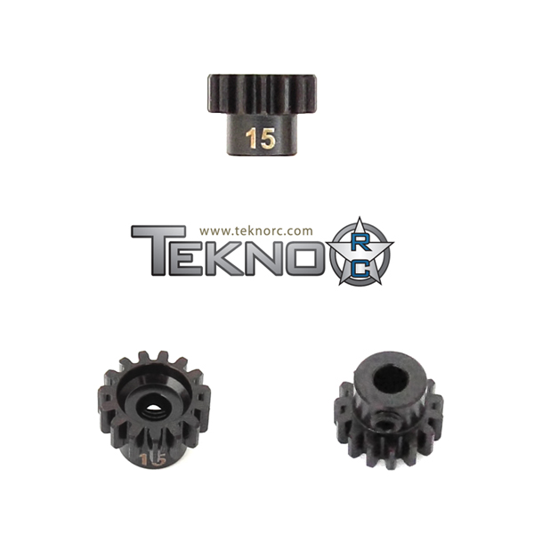 TKR4175 Pinion Gear 15T. MOD1. 5 mm axel. Tekno RC