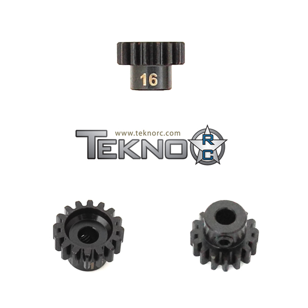 TKR4176 Pinion Gear 16T. MOD1. 5 mm axel. Tekno RC