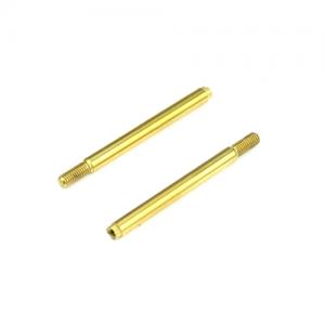 Shock Shafts (front, steel, TiNi coated, EB410, 2pcs)