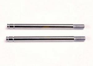 TRX1664 Shock shafts - steel - chrome finish