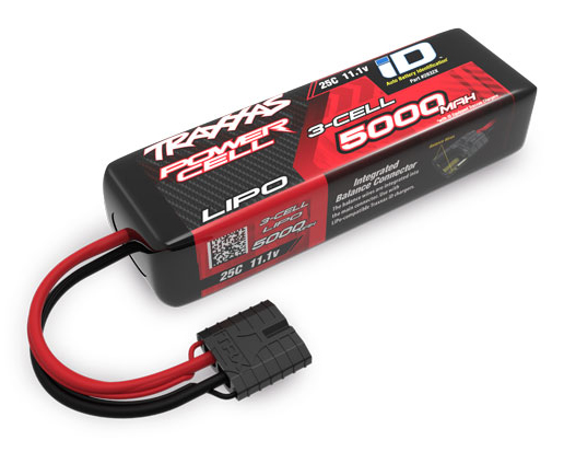 TRX2832X Li-Po Batteri 3S 11,1V 5000mA 25C iD-Kontakt (Kort)