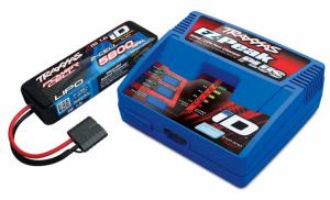 Laddare EZ-Peak 4A (230V) och 2S LiPo 5800mAh iD Batteri Combo