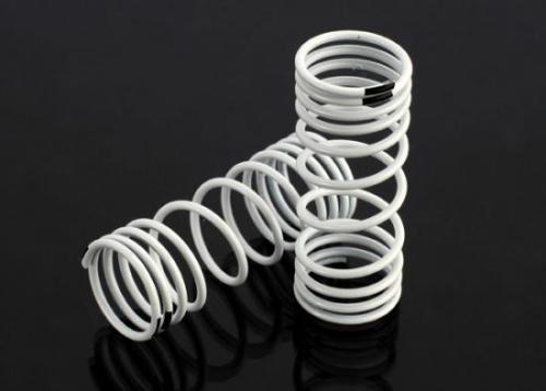 TRX6857 Springs. (White) Front. Progressive. Traxxas.