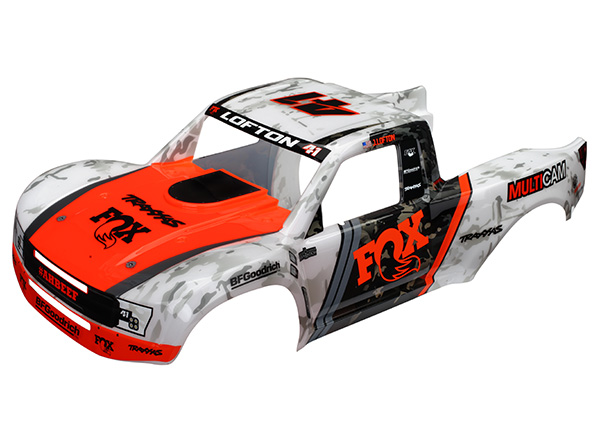TRX8513 Kaross Desert Racer "Fox Edition" Målad