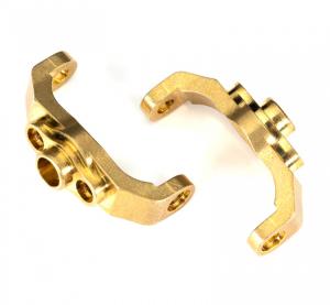 TRX9733 Casterblock Mässing V+H (2) TRX-4M