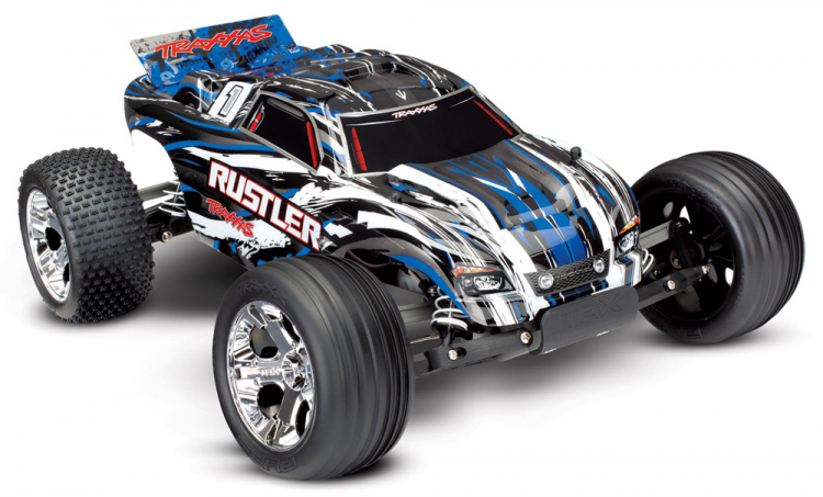 Traxxas Rustler 2WD 1/10 RTR TQ Brushed - Without Battery / Charger