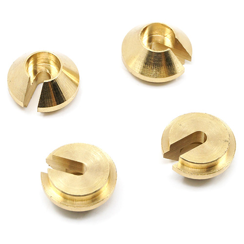 Yeah Racing Brass Spring Retainer 4pcs For Traxxas TRX-4