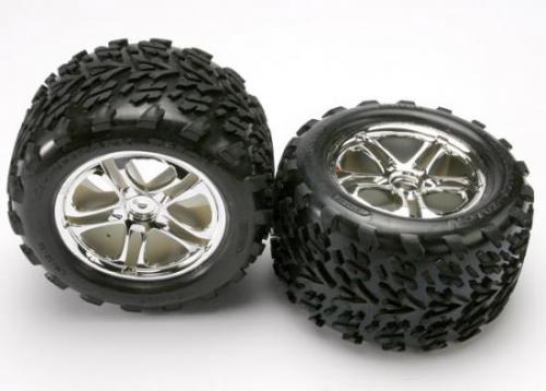 TRX5174 Tires & Wheels. Limmade. E-Revo 1/10