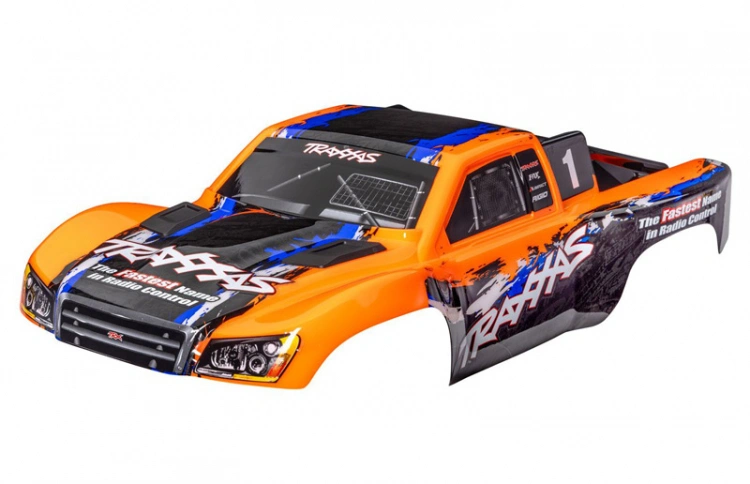 TRX5850-Orange Kaross Traxxas Slash 4x4 / 2wd för Clipless Montering