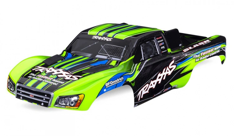 TRX5924-Green Kaross Traxxas Slash 4x4 / 2wd för Clipless Montering