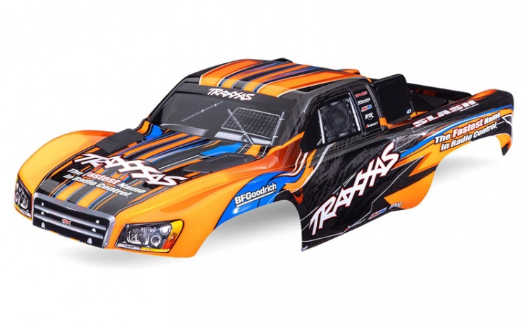 TRX5924-Orange Kaross Traxxas Slash 4x4 / 2wd för Clipless Montering