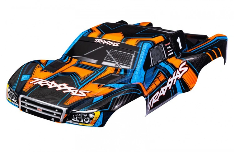 TRX6844-Orange Kaross Traxxas Slash 4x4 / 2wd för Clipless Montering