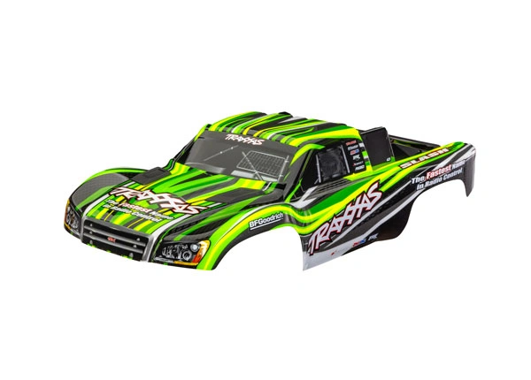 TRX6910-Green Kaross Traxxas Slash 4x4 / 2wd för Clipless Montering