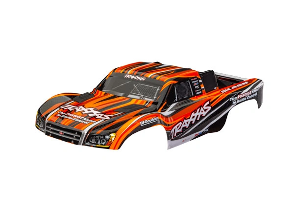 TRX6910-Orange Kaross Traxxas Slash 4x4 / 2wd för Clipless Montering