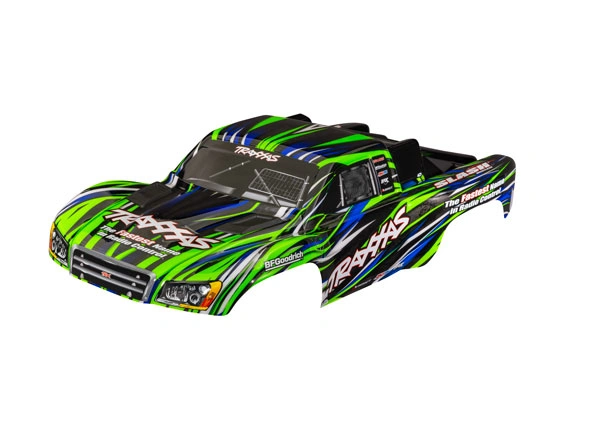 TRX6941-Green Kaross Traxxas Slash 4x4 / 2wd för Clipless Montering