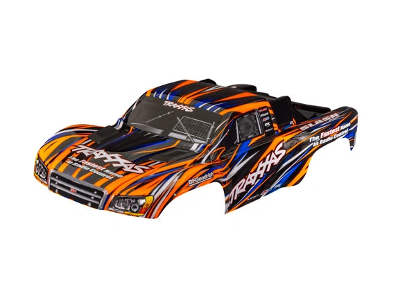 TRX6941-Orange Kaross Traxxas Slash 4x4 / 2wd för Clipless Montering