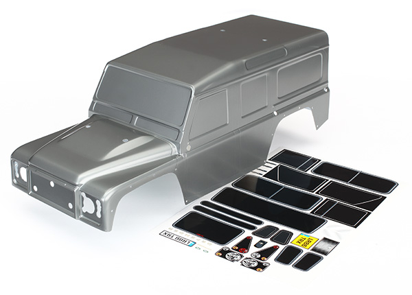 TRX-4 Kaross Land Rover Defender Grafit Silver