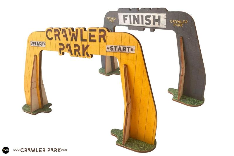 Crawler Park Start/Mål Skyltar