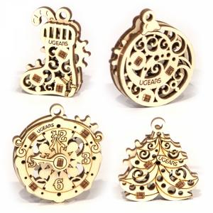 Ugears U-Fidget Happy New Gear Träbyggsats