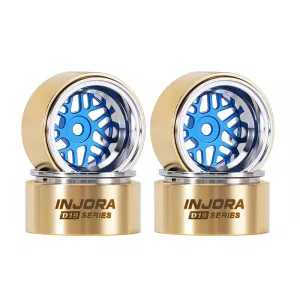 INJORA 0.7" D19 ModuWheel for 1/30 SCX30 1/32 Ascent-32 (MW7012) Blå