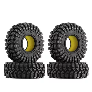 INJORA 1.0" 62*22mm King Trekker Tires & Inserts Combo (4)