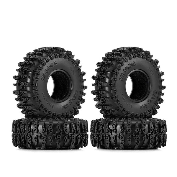 INJORA 1.0" 64*24mm Cling On Tires (T1020)