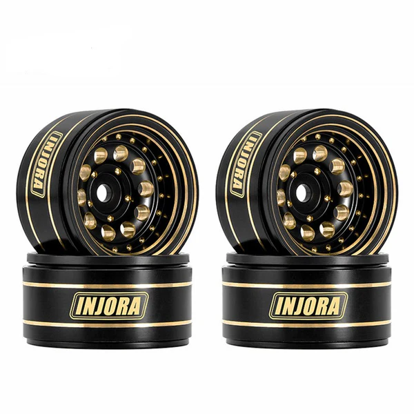 INJORA 1.0" 39g/pcs Brass -2.65mm Offset Wheels for Micro Crawlers (W1008)