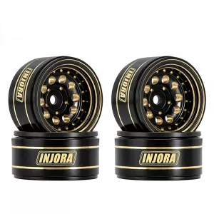 INJORA 1.0" 39g/pcs Brass -2.65mm Offset Wheels for Micro Crawlers (W1008)