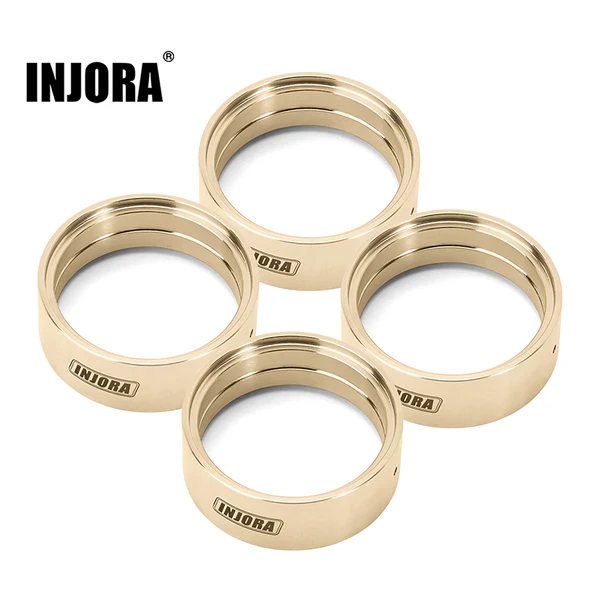 INJORA 27g/pcs Brass Inner Rings for INJORA 1.3" Wheels