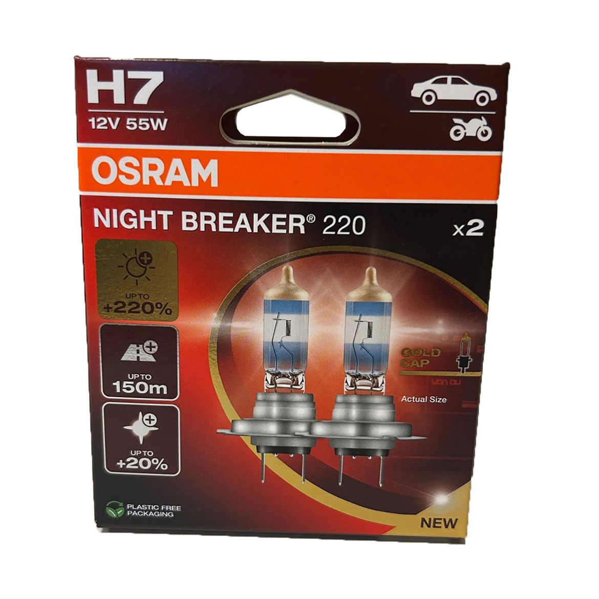 H7 Night Breaker 220 2-pack OSRAM