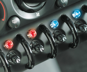 BLÅ Led Control Light Chrome Foliatec