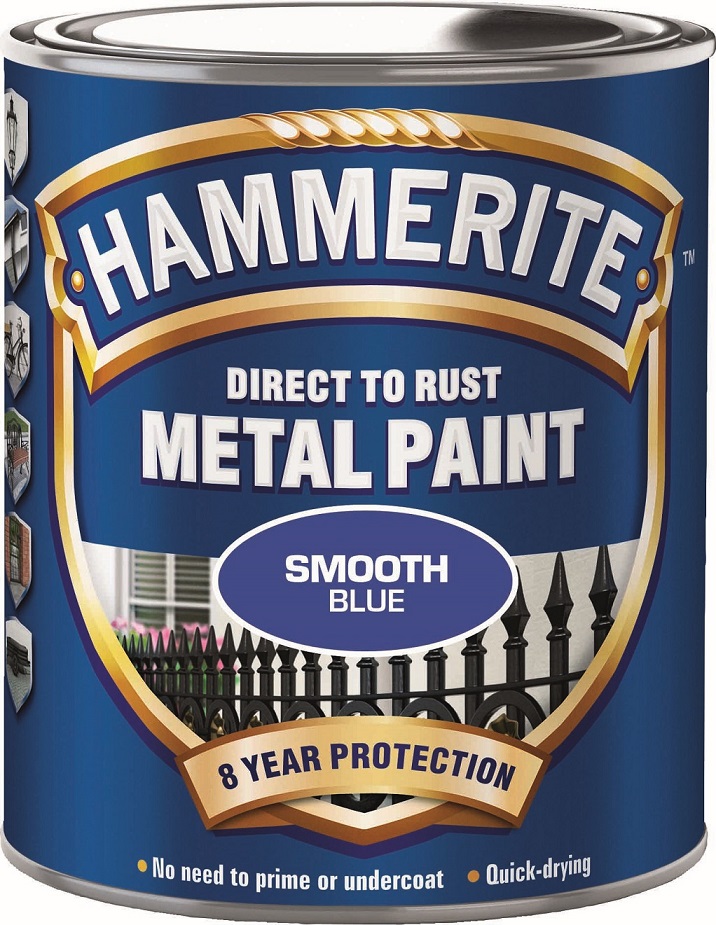 Blå Slätlack Hammerite 250 ml