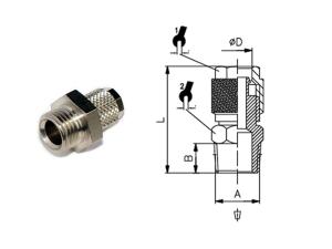 C1 6/4-1/4 Rak koppling