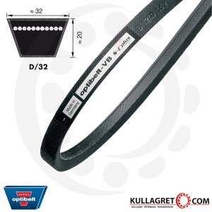 D120 (32x3048) Klassisk Kilrem Optibelt