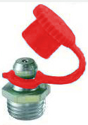 Dammskydd Smörjnippel RÖD