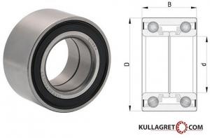 38BWD09 A CA 75 Hjullager