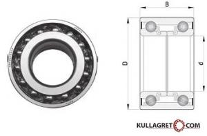 DAC 357234 ACS20 Hjullager