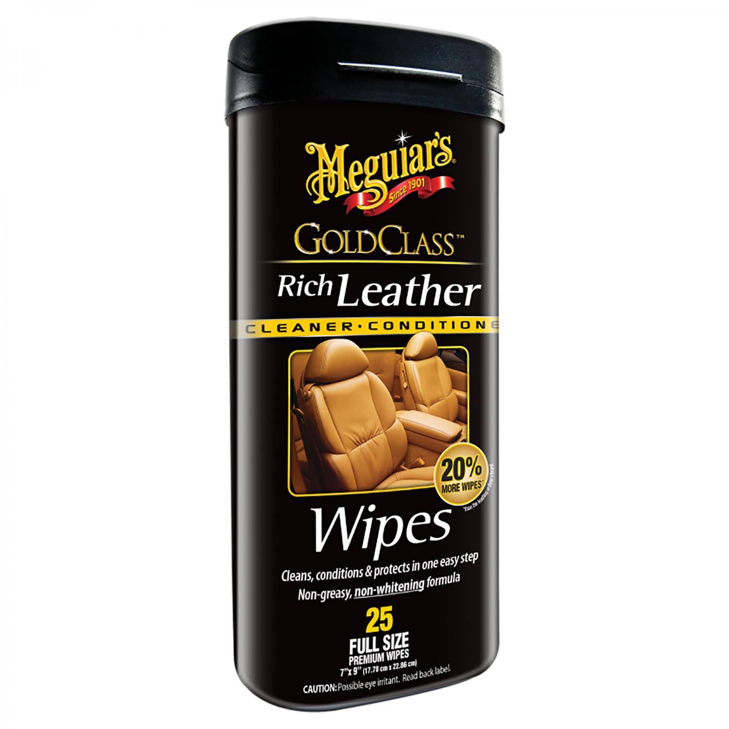Gold Class Rich Leather Wipes  Meguiars