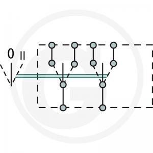 ON / OFF / ON Vippbrytare Granit