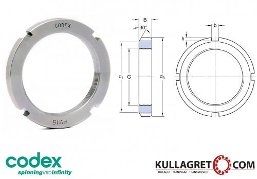 KM 5 (25x1,5) Mutter