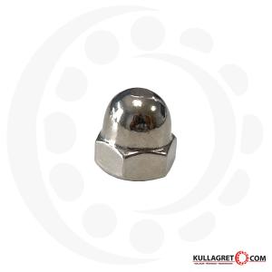 Kupolmutter rostfri A2 M5