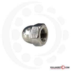 Kupolmutter rostfri syrafast A4 M10