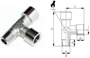 A13 R1/8 T-rör Inv/Utv