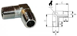 A15 R3/8 Vinkelrör utv