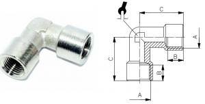 A9 1/8 Vinkelrör inv/inv