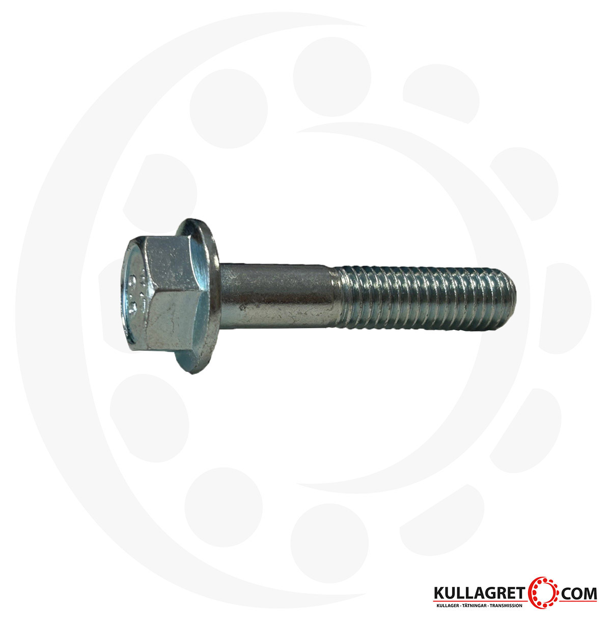 Sexkantskruv med fläns M6SF 8.8 FZB DIN6921 M8X30 mm