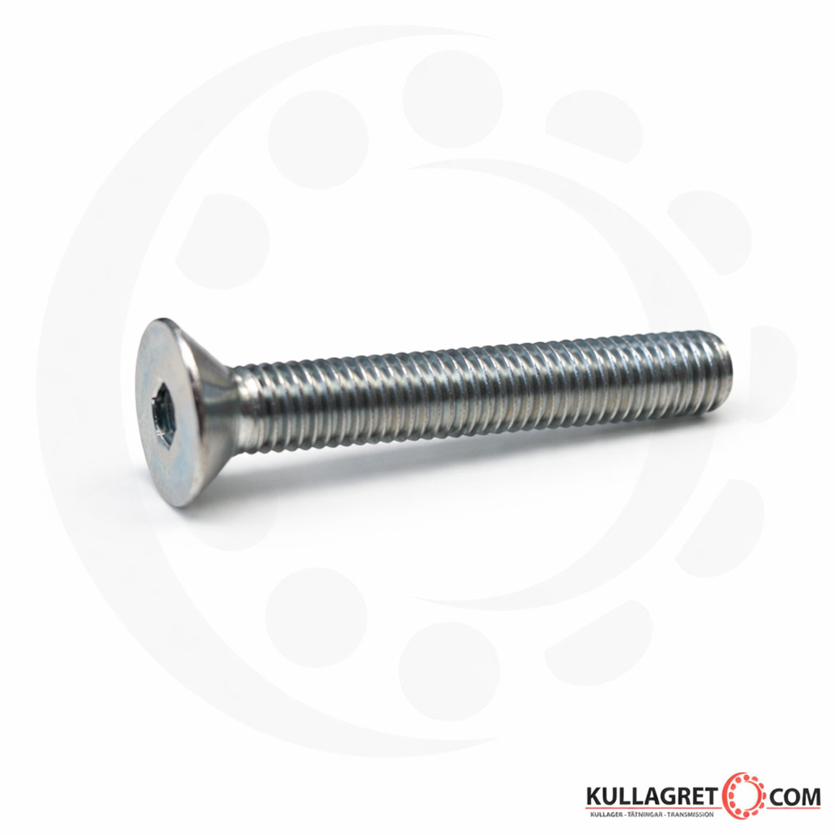 Insexskruv försänkt MF6S 8.8 FZB M12X25 mm