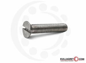 Skruv försänkt rostfri MFS A4 M5X10 mm