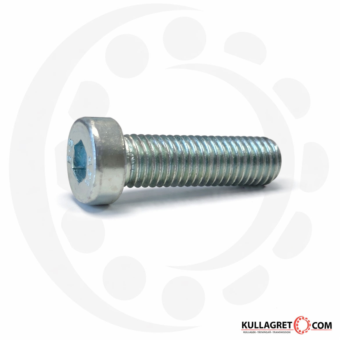 Insexskruv låg skalle MLC6S 8.8 FZB M10X40 mm
